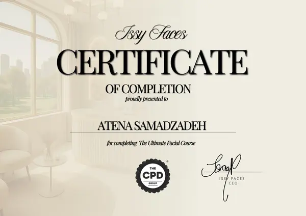 Facial course certification